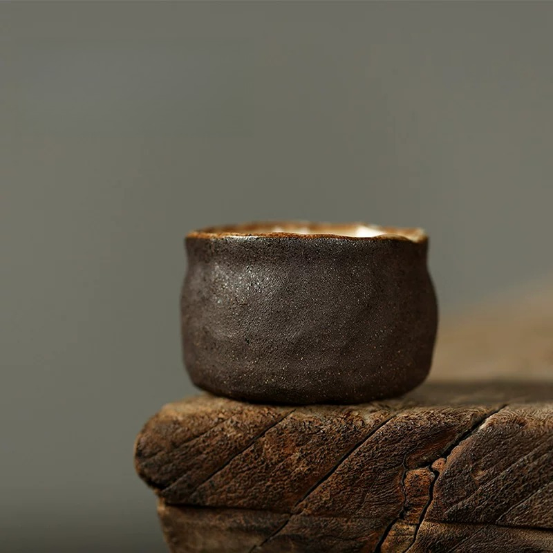 Japanese Pottery - Handmade Wabi Sabi Rough Pottery Tea