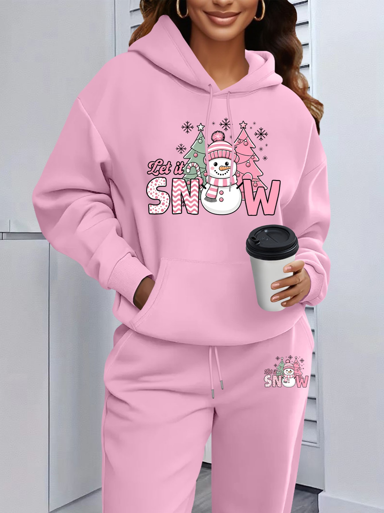 Women 2 Piece Outfit Winter Ho - огляд і ціна Matcha