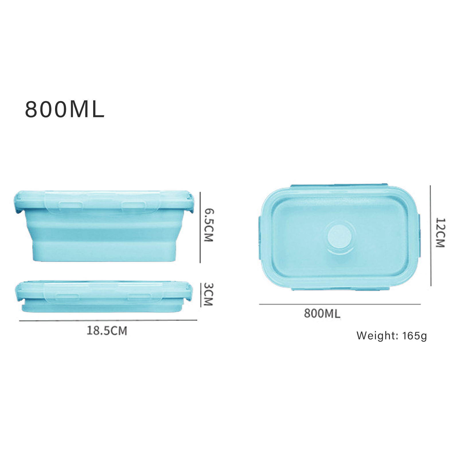 Silicone Lunch Box Food Grade  - огляд і ціна Bento Box