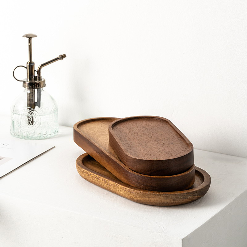 Tableware Solid Wood Dessert P - огляд і ціна Japanese Snacks