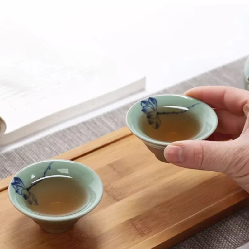 1pc Hand-painted Open Slice Ic - огляд і ціна Japanese Pottery