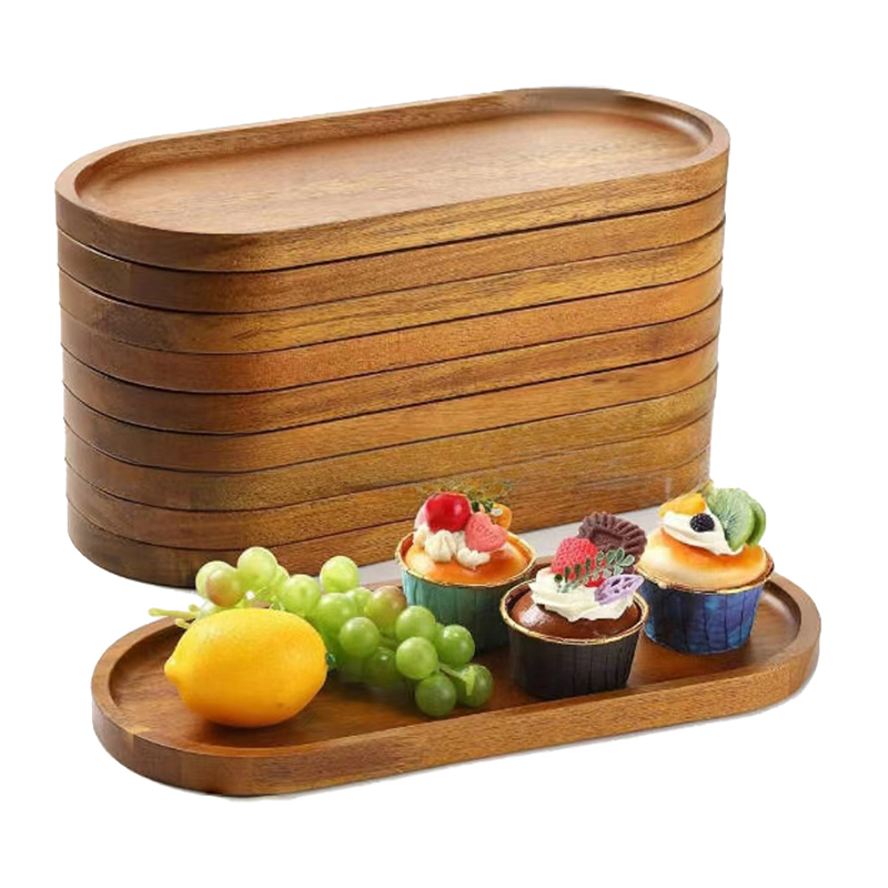 Tableware Solid Wood Round Des - огляд і ціна Japanese Snacks