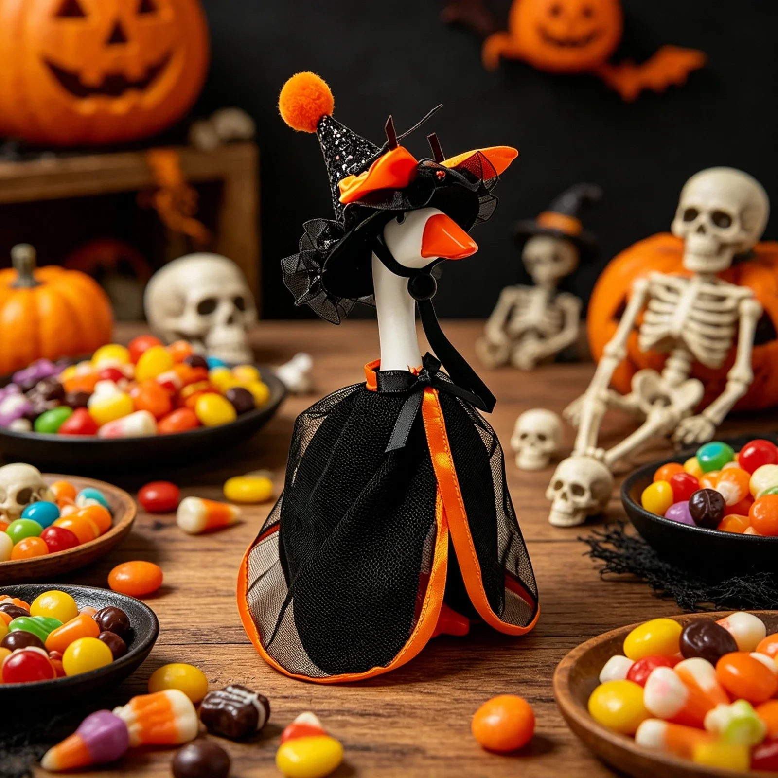 Halloween Desk Goose Outfit fo - огляд і ціна Matcha
